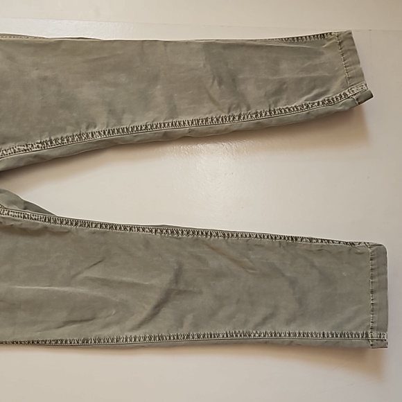 Gramicci Tokyo Green Joggers Pants Elastic Waist Belted 31" Length  Size 4 - Picture 5 of 16